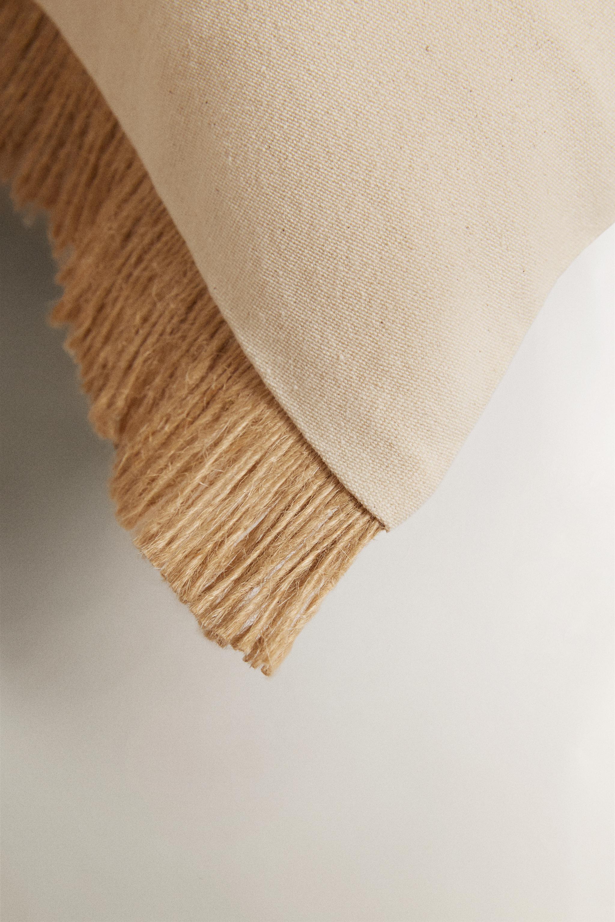 HOUSSE DE COUSSIN FRANGES